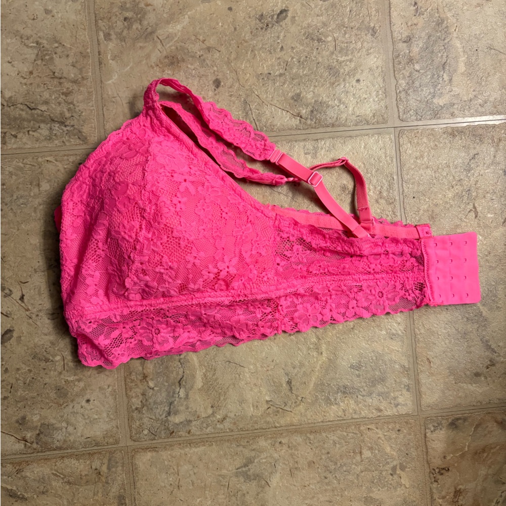 Pink Lace Women's Intimate Bra